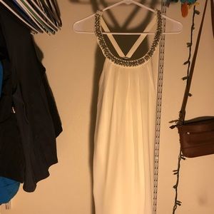 White formal dress